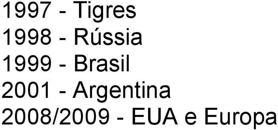 2001 - Argentina