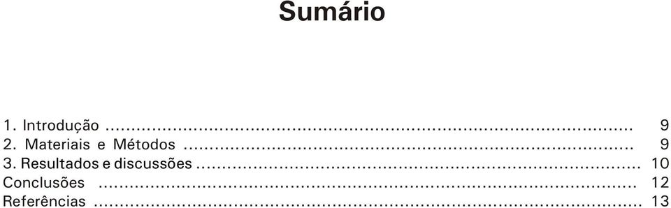 Resultados e discussões.