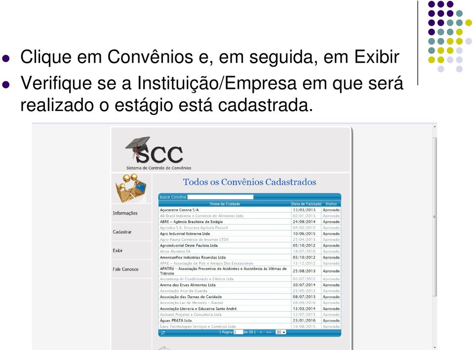 a Instituição/Empresa em que