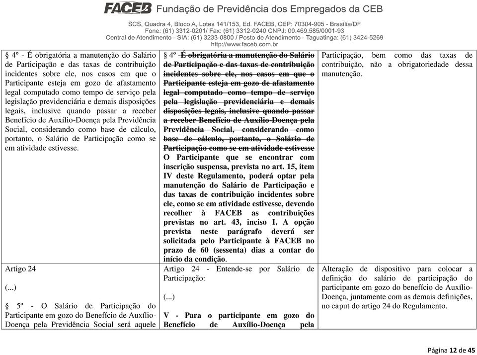 portanto, o Salário de Participação como se em atividade estivesse.