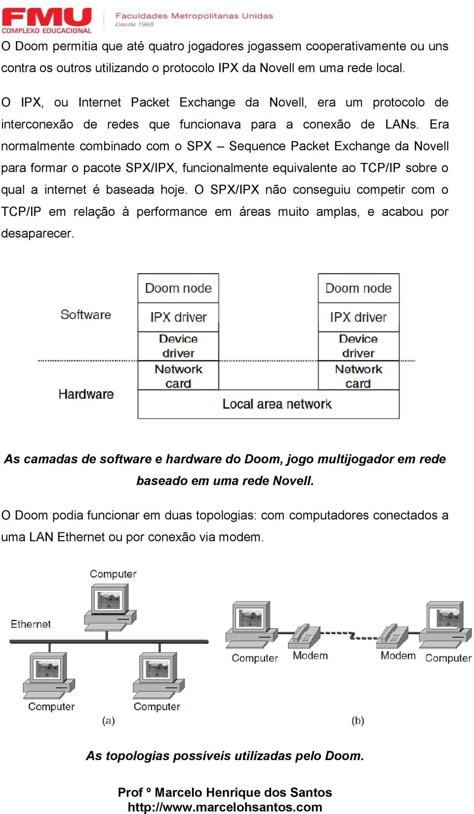 Era normalmente combinado com o SPX Sequence Packet Exchange da Novell para formar o pacote SPX/IPX, funcionalmente equivalente ao TCP/IP sobre o qual a internet é baseada hoje.