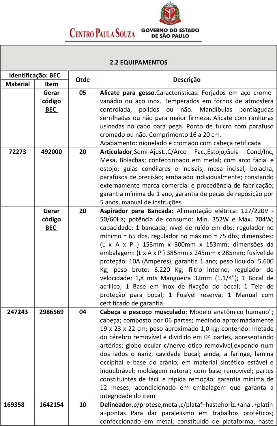 Ponto de fulcro com parafuso cromado ou não. Comprimento 16 a 20 cm. Acabamento: niquelado e cromado com cabeça retificada 72273 492000 20 Articulador,Semi Ajust.,C/Arco Fac.