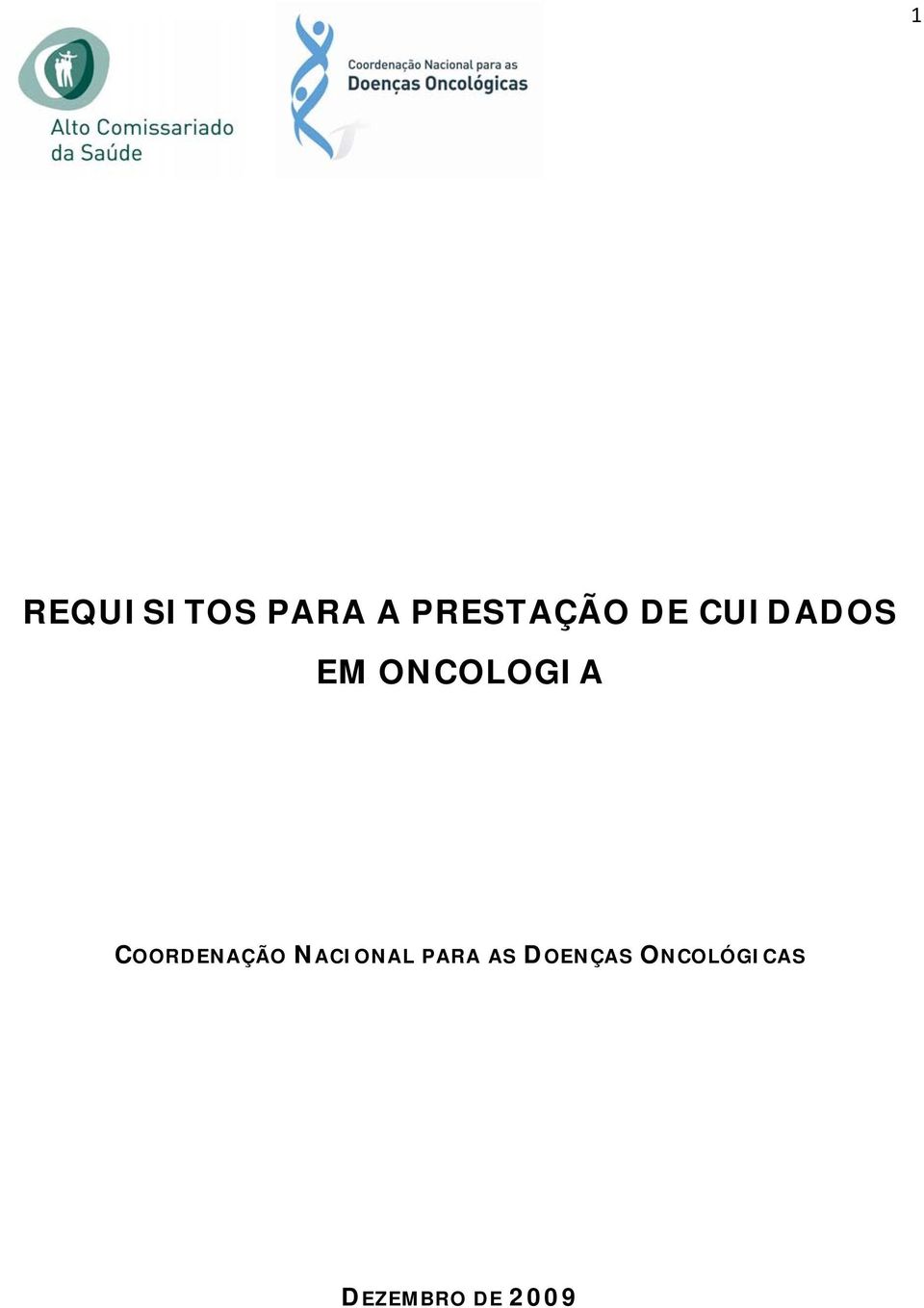 COORDENAÇÃO NACIONAL PARA AS