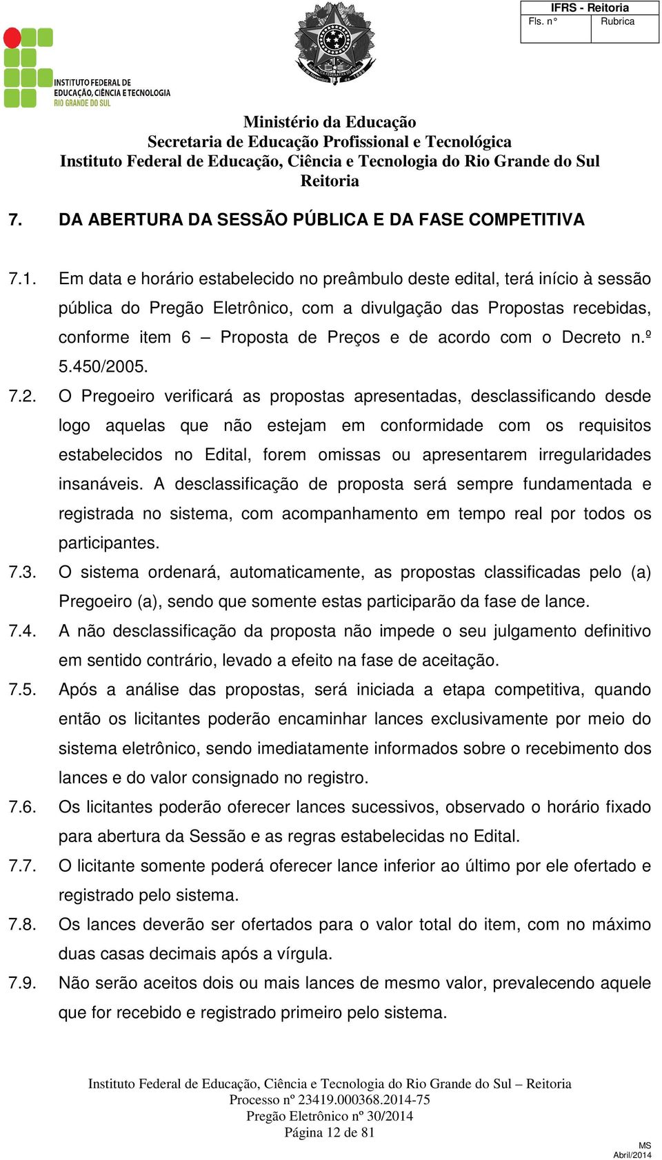 com o Decreto n.º 5.450/20