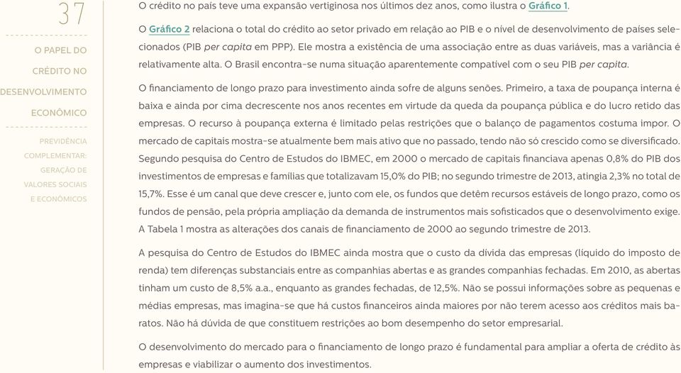 Ele mostra a existência de uma associação entre as duas variáveis, mas a variância é relativamente alta. O Brasil encontra-se numa situação aparentemente compatível com o seu PIB per capita.