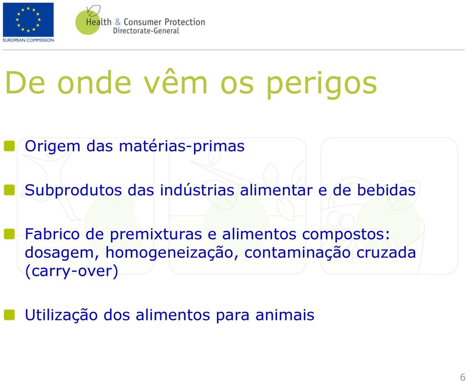 premixturas e alimentos compostos: dosagem, homogeneização,