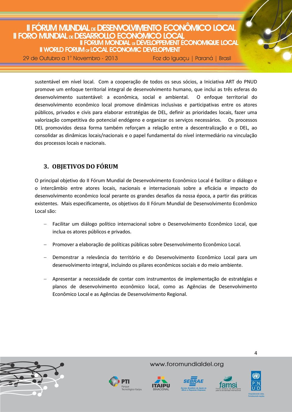 econômica, social e ambiental.