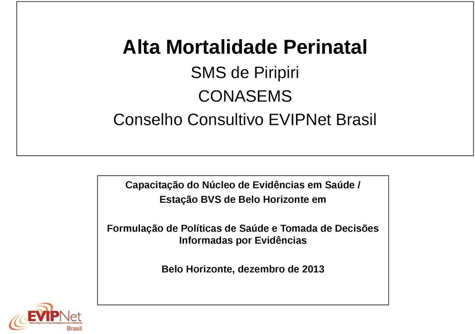 Saúde / Estação BVS de Belo Horizonte em Formulação de Políticas de