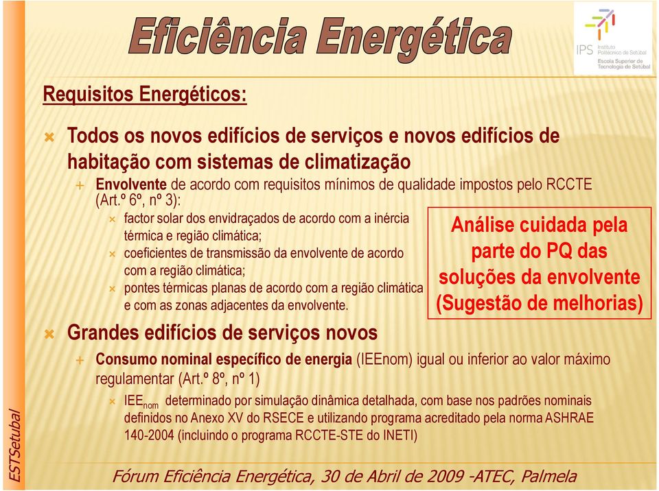 pontes térmicas planas de acordo com a região climática e com as zonas adjacentes da envolvente.