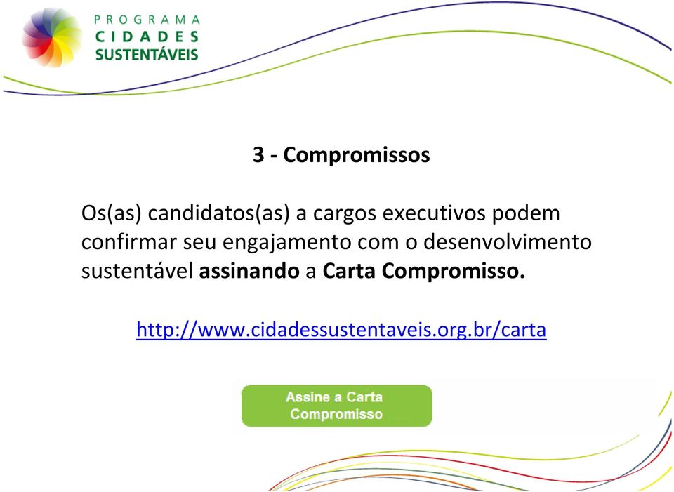 desenvolvimento sustentável assinando a Carta