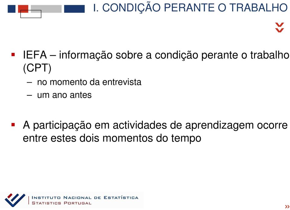 entrevista um ano antes A participação em actividades