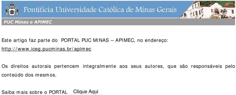 br/apimec Os direitos autorais pertencem integralmente aos