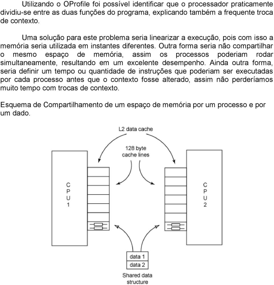 Outra forma seria não compartilhar o mesmo espaço de memória, assim os processos poderiam rodar simultaneamente, resultando em um excelente desempenho.