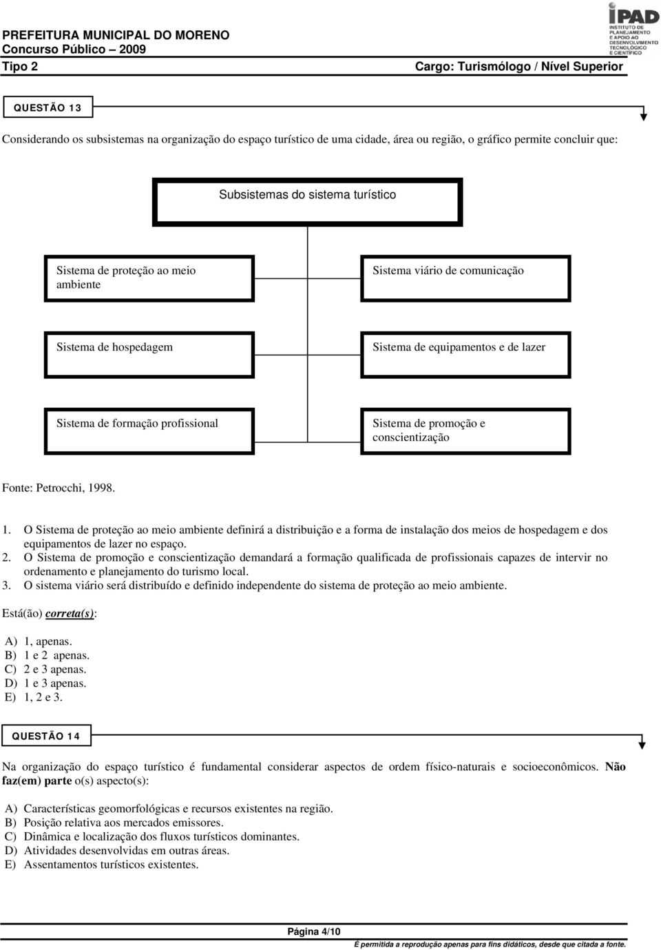 98. 1. O Sistema de proteção ao meio ambiente definirá a distribuição e a forma de instalação dos meios de hospedagem e dos equipamentos de lazer no espaço. 2.