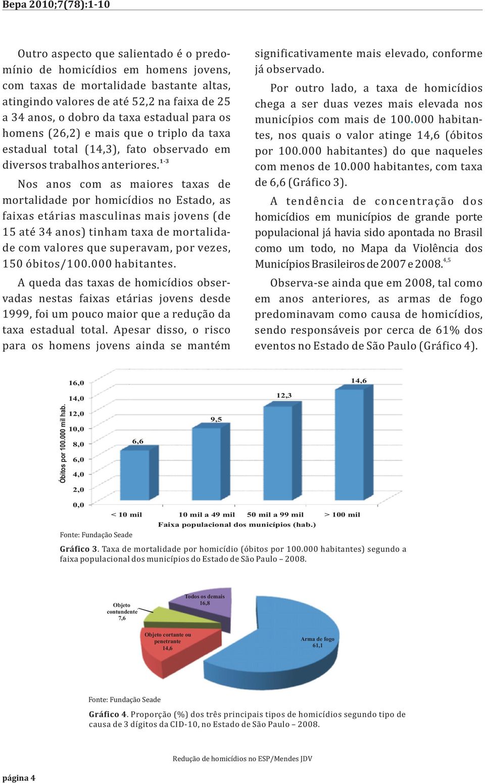 Nos anos com as maiores taxas de mortalidade por homicídios no Estado, as faixas etárias masculinas mais jovens (de 15 até 34 anos) tinham taxa de mortalidade com valores que superavam, por vezes,