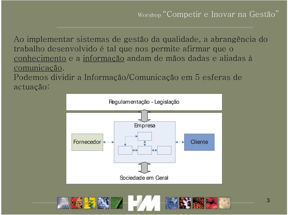 de mãos dadas e aliadas à comunicação.