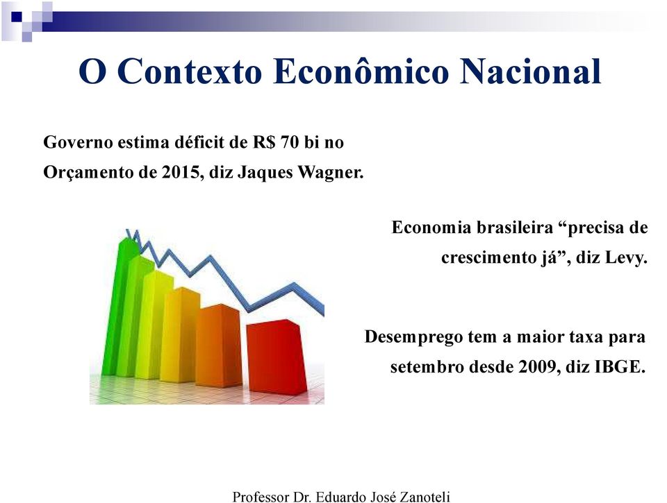 Economia brasileira precisa de crescimento já, diz Levy.