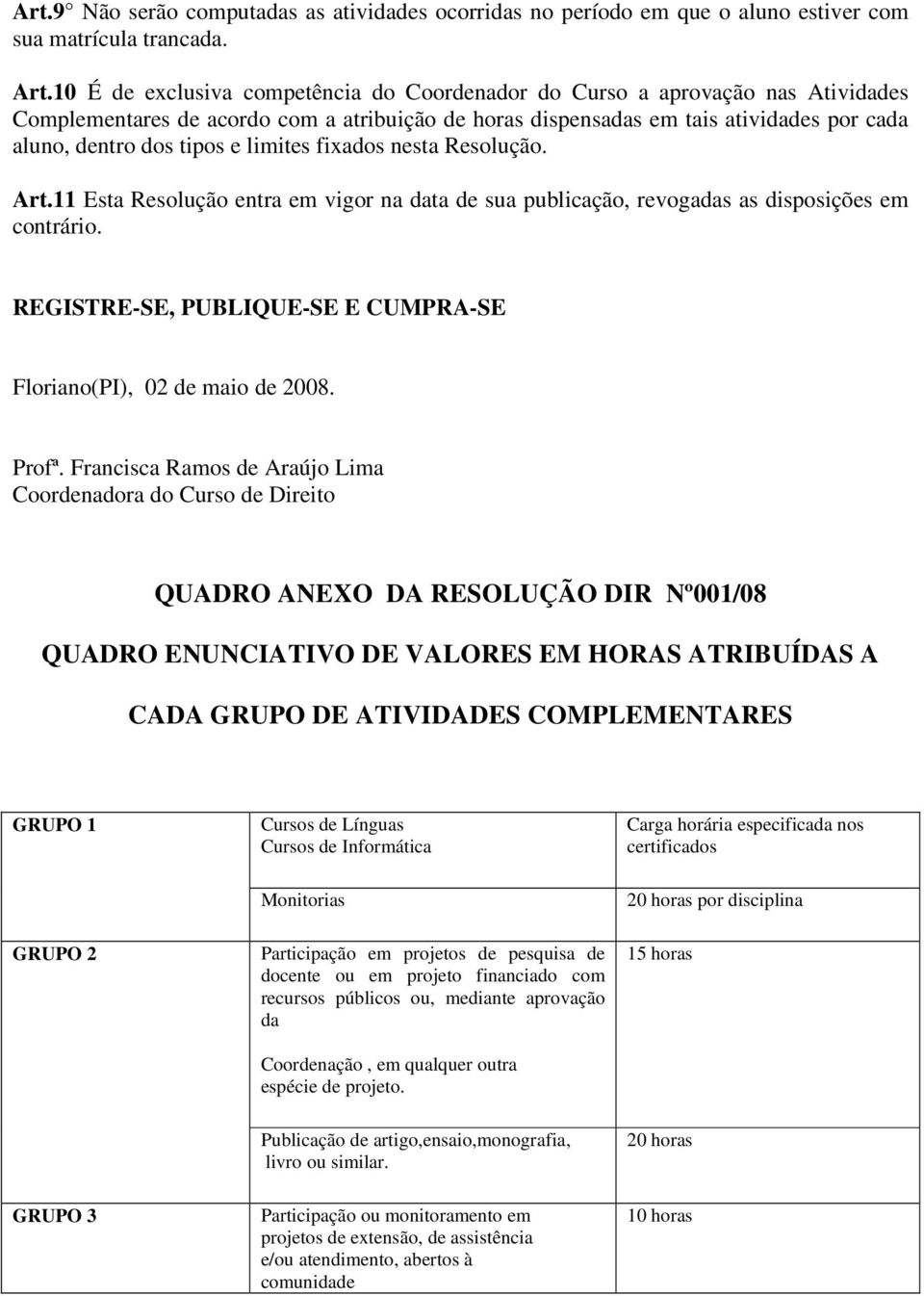 limites fixados nesta Resolução. Art.11 Esta Resolução entra em vigor na data de sua publicação, revogadas as disposições em contrário.