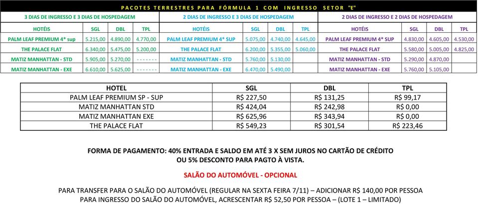 825,00 MATIZ MANHATTAN - STD 5.905,00 5.270,00 - - - - - - - MATIZ MANHATTAN - STD 5.760,00 5.130,00 MATIZ MANHATTAN - STD 5.290,00 4.870,00 MATIZ MANHATTAN - EXE 6.610,00 5.