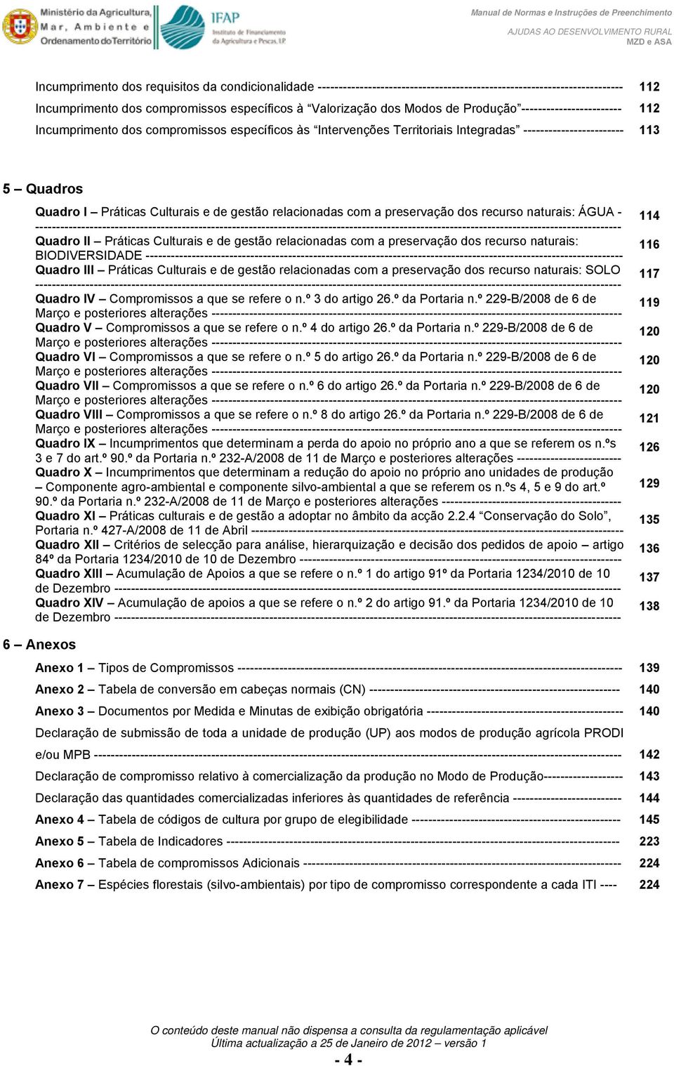 relacionadas com a preservação dos recurso naturais: ÁGUA -