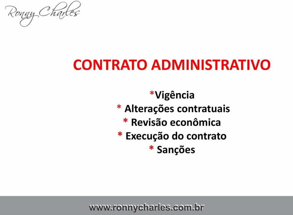 contratuais * Revisão