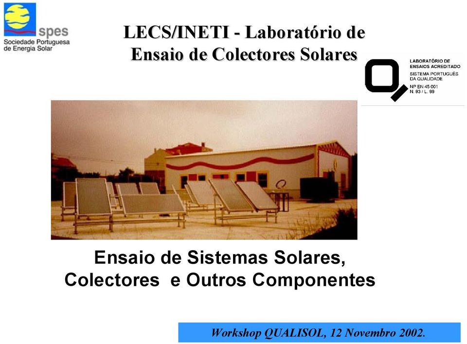 Ensaio de Sistemas Solares,