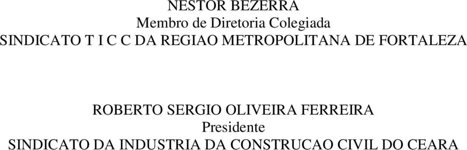 FORTALEZA ROBERTO SERGIO OLIVEIRA FERREIRA