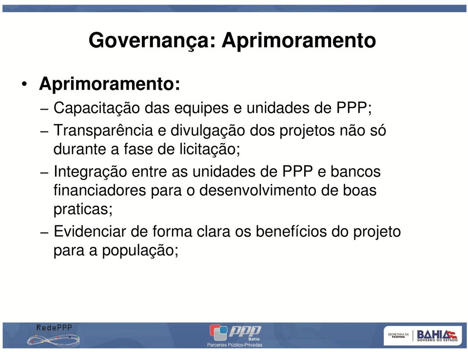 Integração entre as unidades de PPP e bancos financiadores para o desenvolvimento