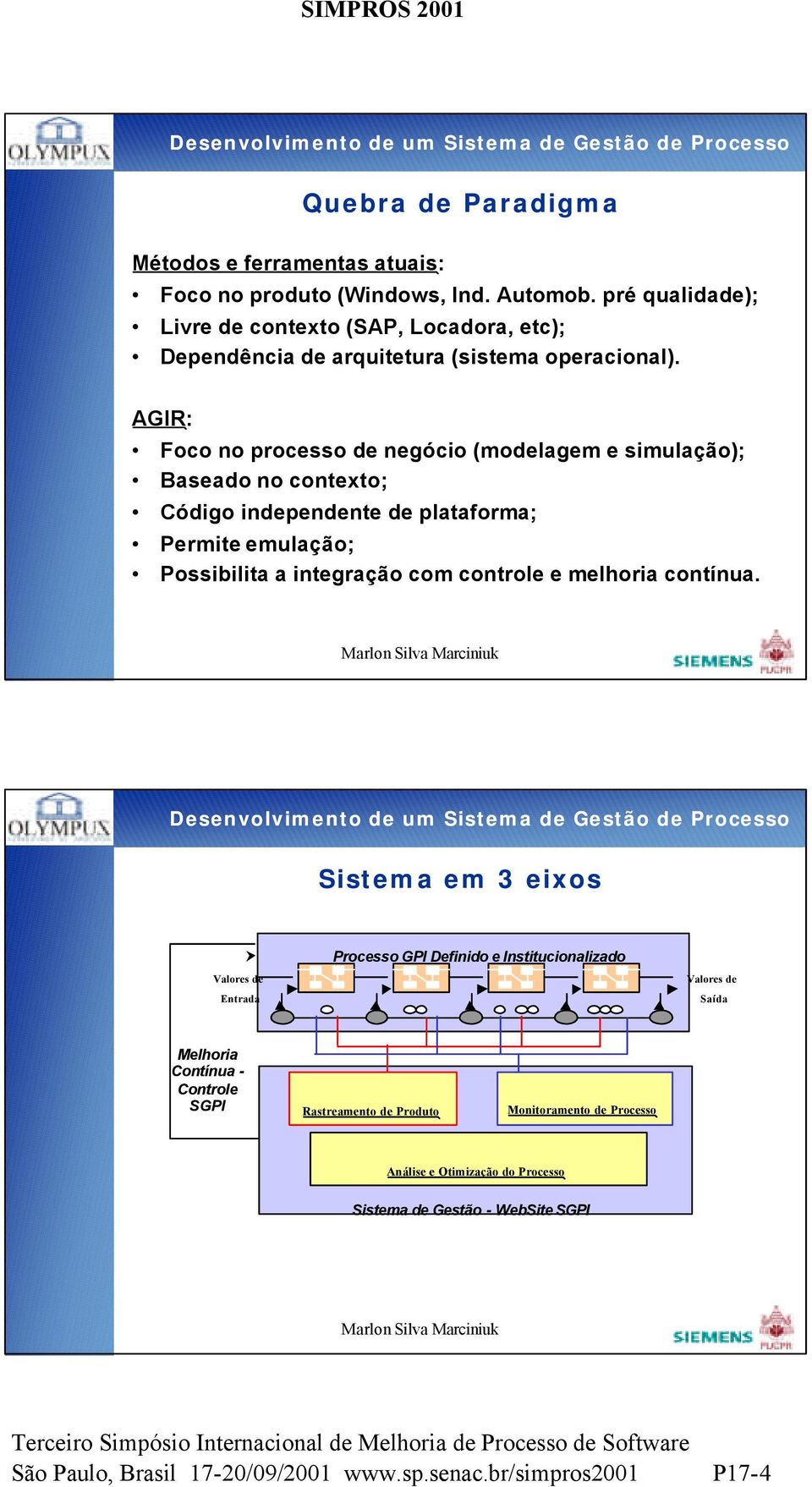 AGIR: Foco no processo de negócio (modelagem e simulação); Baseado no contexto; Código independente de plataforma; Permite emulação; Possibilita a integração com controle e