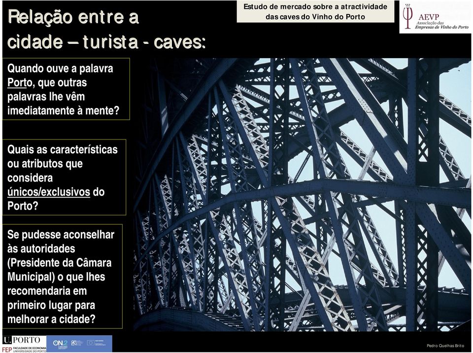 Estudo de mercado sobre a atractividade Quais as características ou atributos que considera