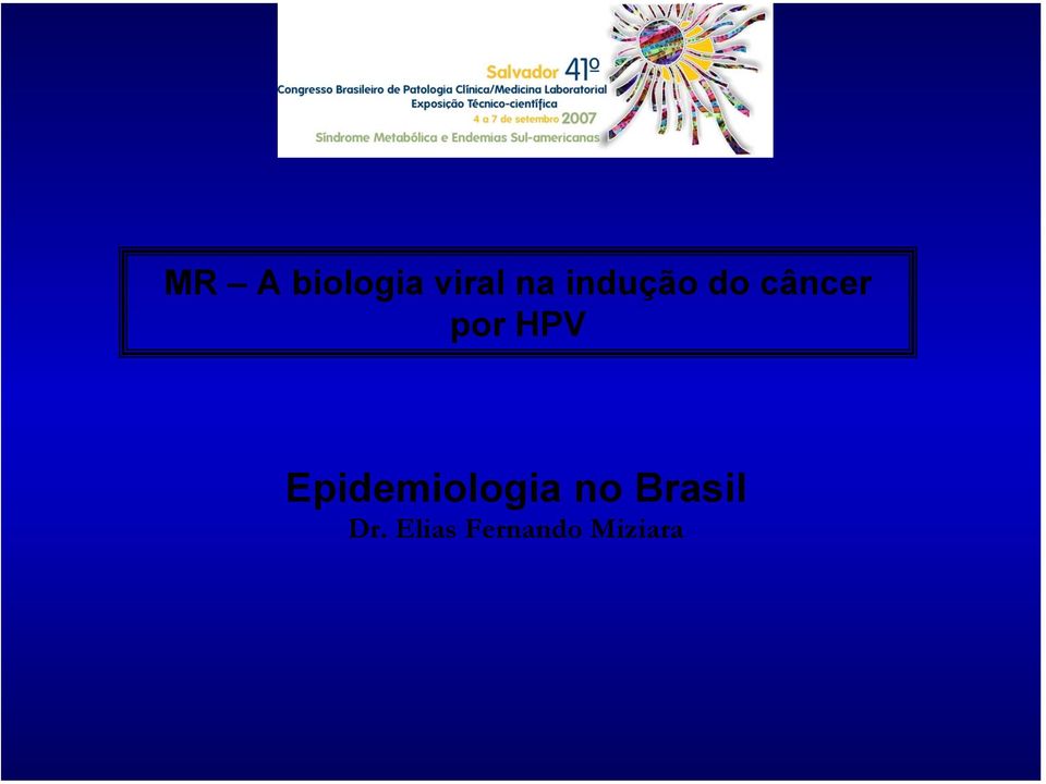 HPV Epidemiologia no