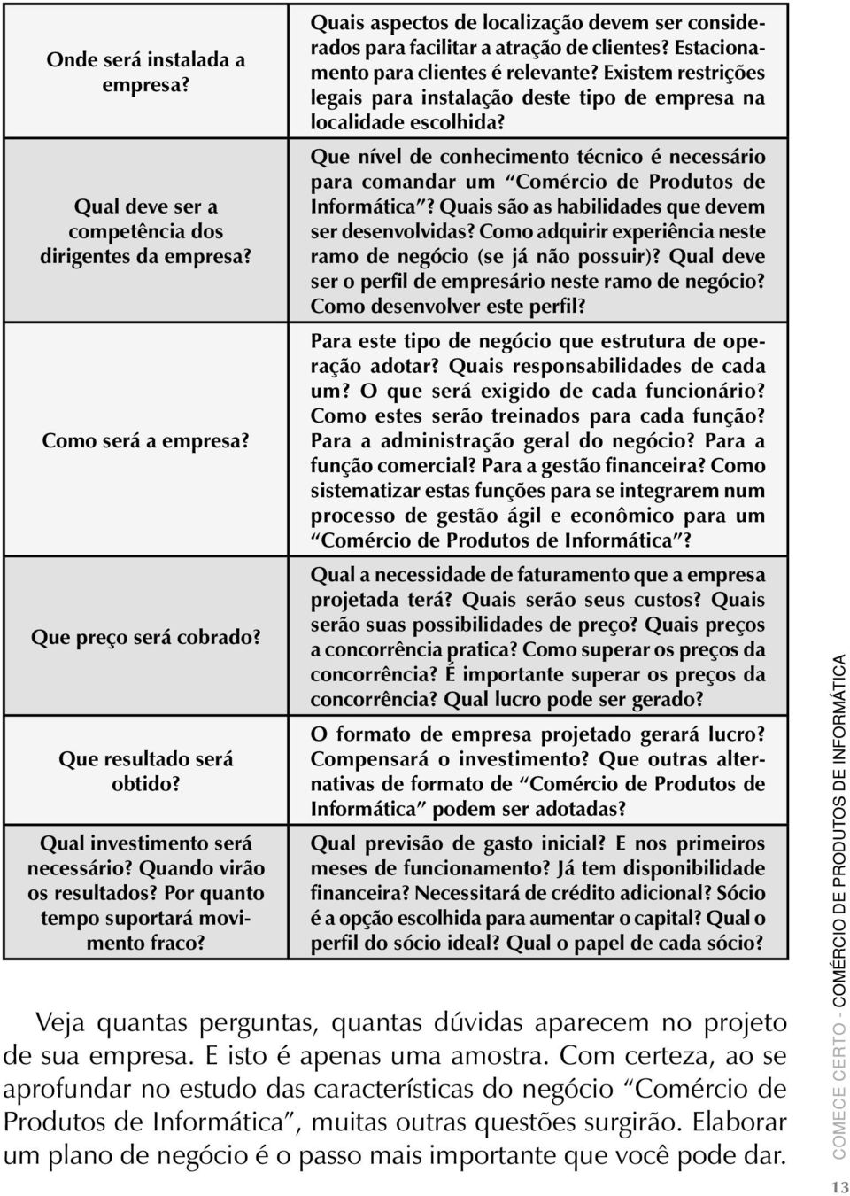 Estacionamento para clientes é relevante? Existem restrições legais para instalação deste tipo de empresa na localidade escolhida?