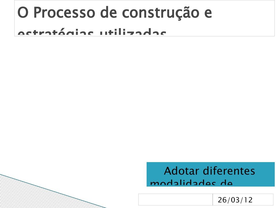 diferentes educação modalidades dos