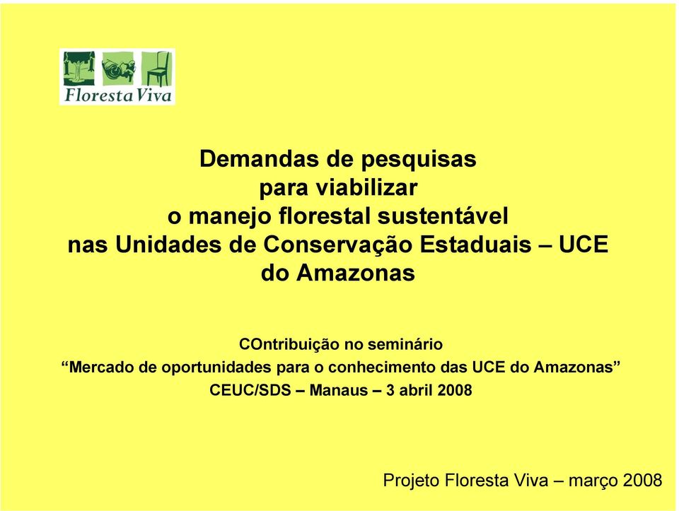 no seminário Mercado de oportunidades para o conhecimento das UCE do