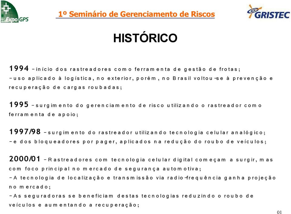 r e a d o r c o m o f e r r a m e n t a d e a p o io ; 1997/98 - s u r g im e n t o d o r a s t r e a d o r u t il iz a n d o t e c n o l o g ia c e l u l a r a n a l ó g ic o ; - e d o s b l o q u e