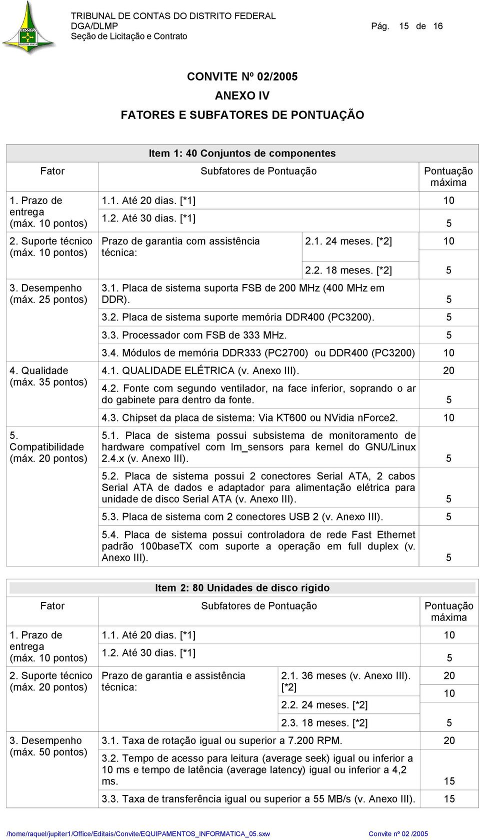 [*1] Prazo de garantia com assistência técnica: 2.1. 24 meses. [*2] 2.2. 18 meses. [*2] 3.1. Placa de sistema suporta FSB de 200 MHz (400 MHz em DDR). 5 3.2. Placa de sistema suporte memória DDR400 (PC3200).