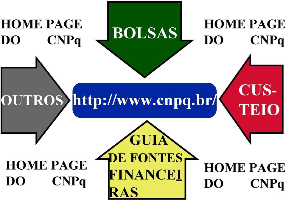 br/ CUS- TEIO HOME PAGE DO CNPq