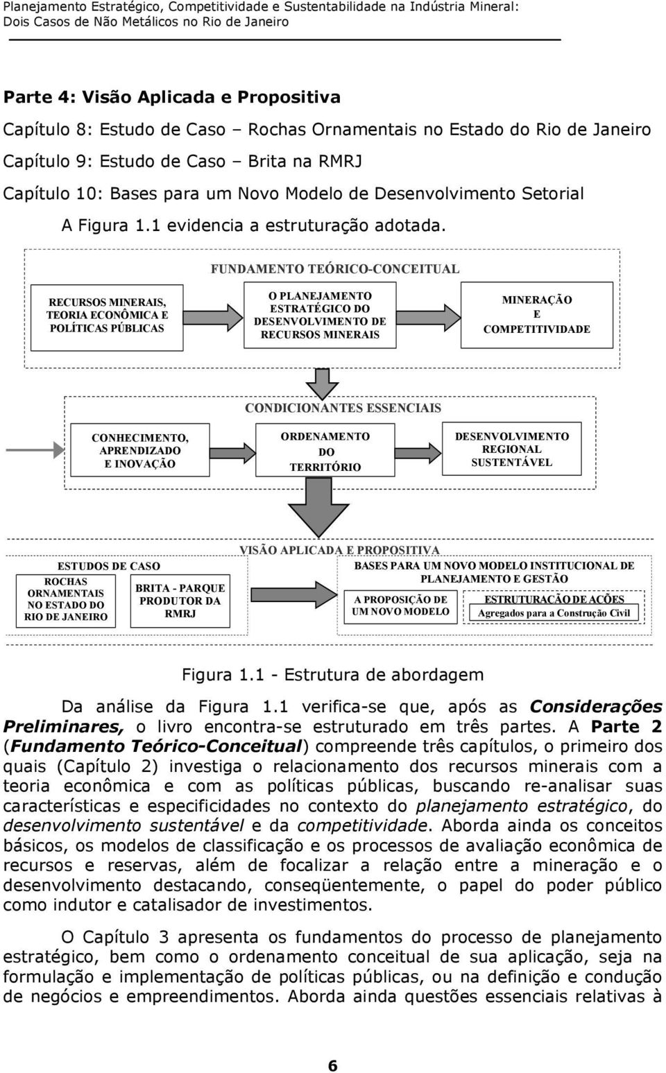 FUNDAMENTO TEÓRICO-CONCEITUAL RECURSOS MINERAIS, TEORIA ECONÔMICA E POLÍTICAS PÚBLICAS O PLANEJAMENTO ESTRATÉGICO DO DESENVOLVIMENTO DE RECURSOS MINERAIS MINERAÇÃO E COMPETITIVIDADE CONHECIMENTO,