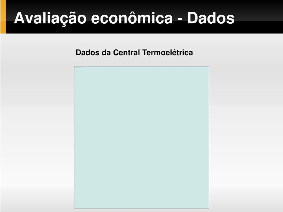 Avaliação econômica -