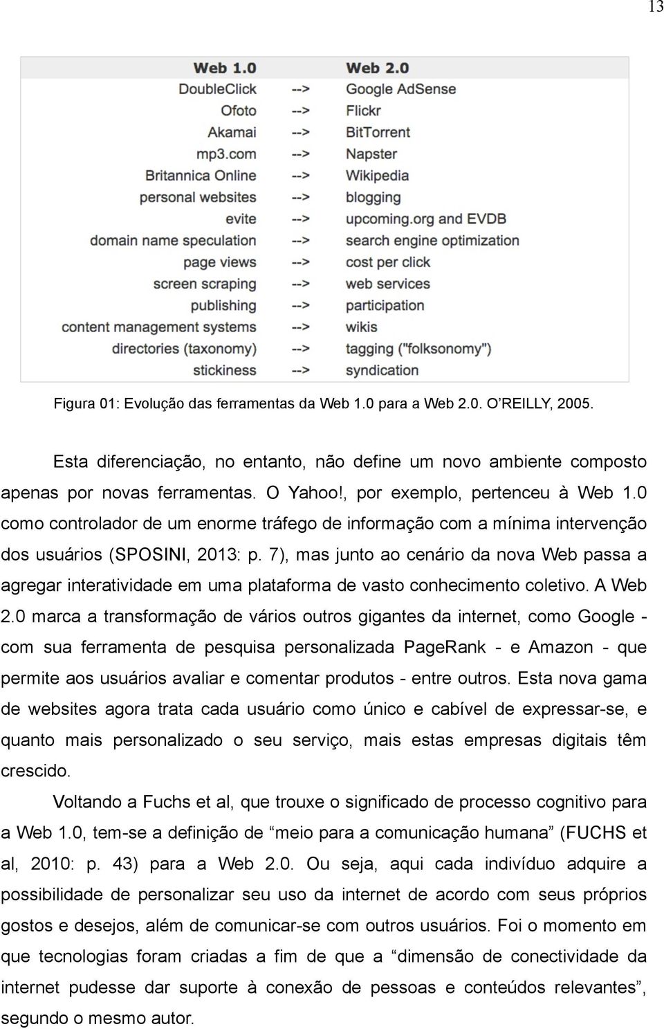 7), mas junto ao cenário da nova Web passa a agregar interatividade em uma plataforma de vasto conhecimento coletivo. A Web 2.