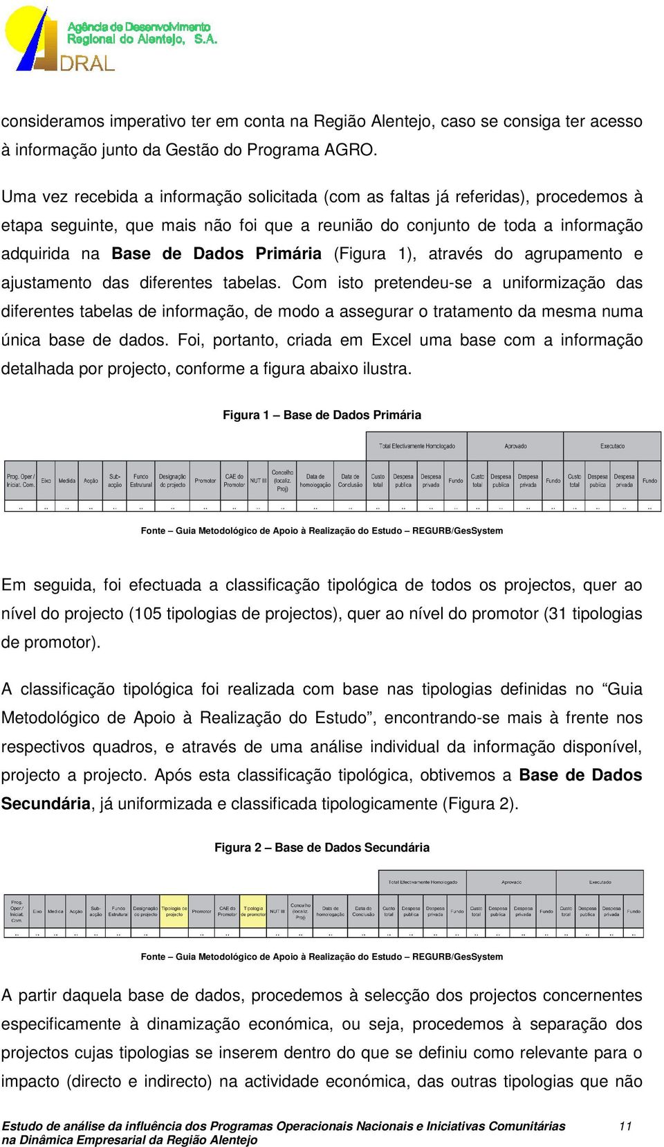 (Figura 1), através do agrupamento e ajustamento das diferentes tabelas.