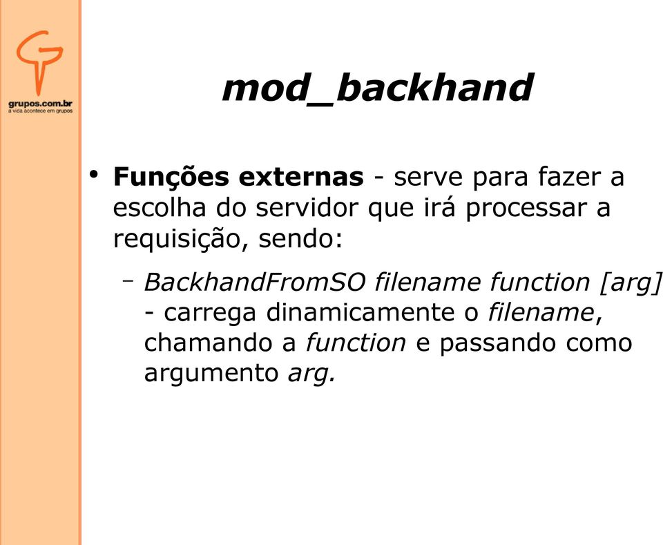 BackhandFromSO filename function [arg] - carrega