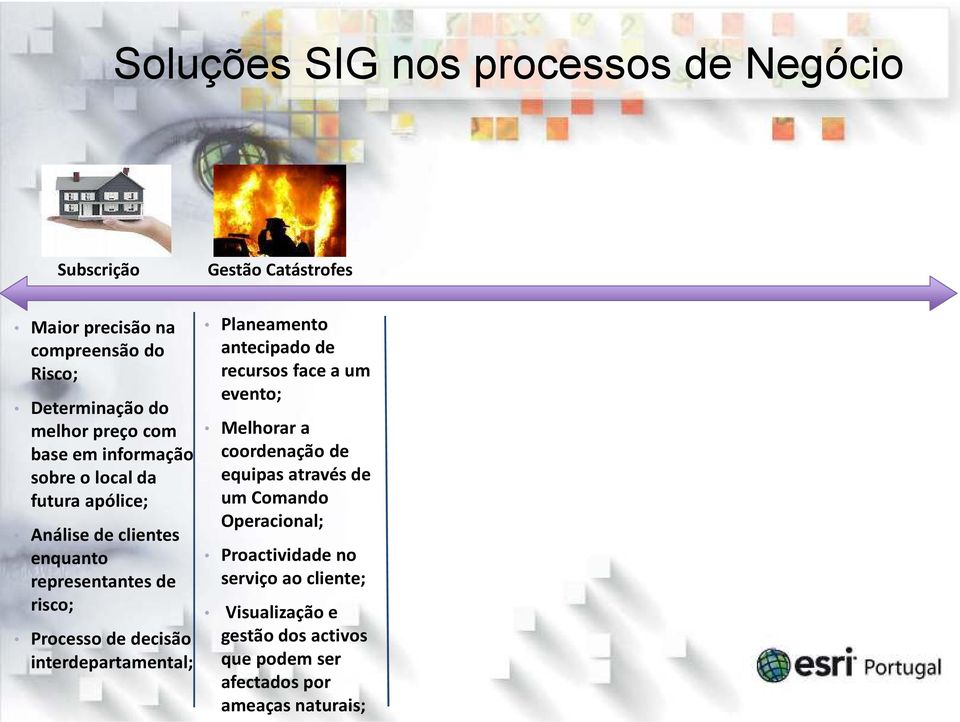 Processo de decisão interdepartamental; Planeamento antecipado de recursos face a um evento; coordenação de equipas através de