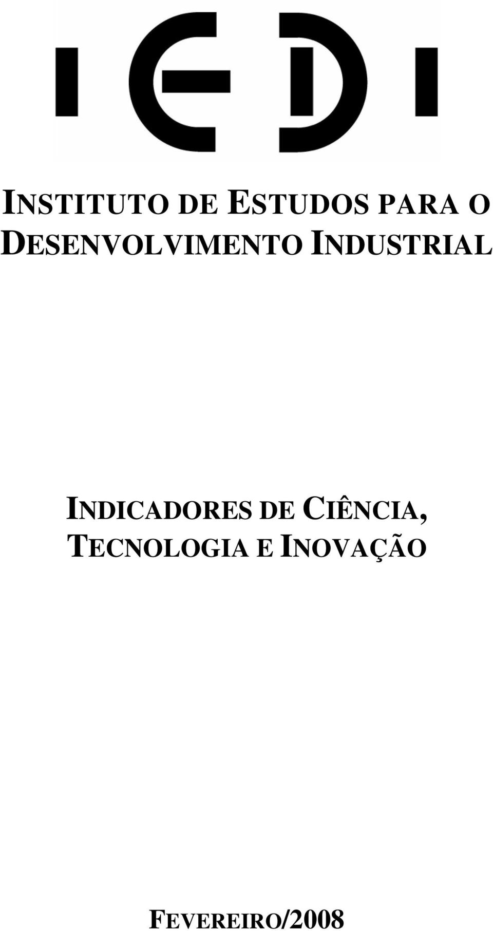 INDICADORES DE CIÊNCIA,