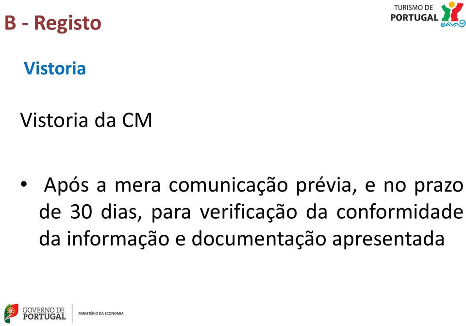 30 dias, para verificação da