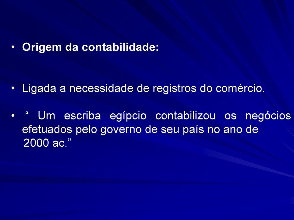 Um escriba egípcio contabilizou os