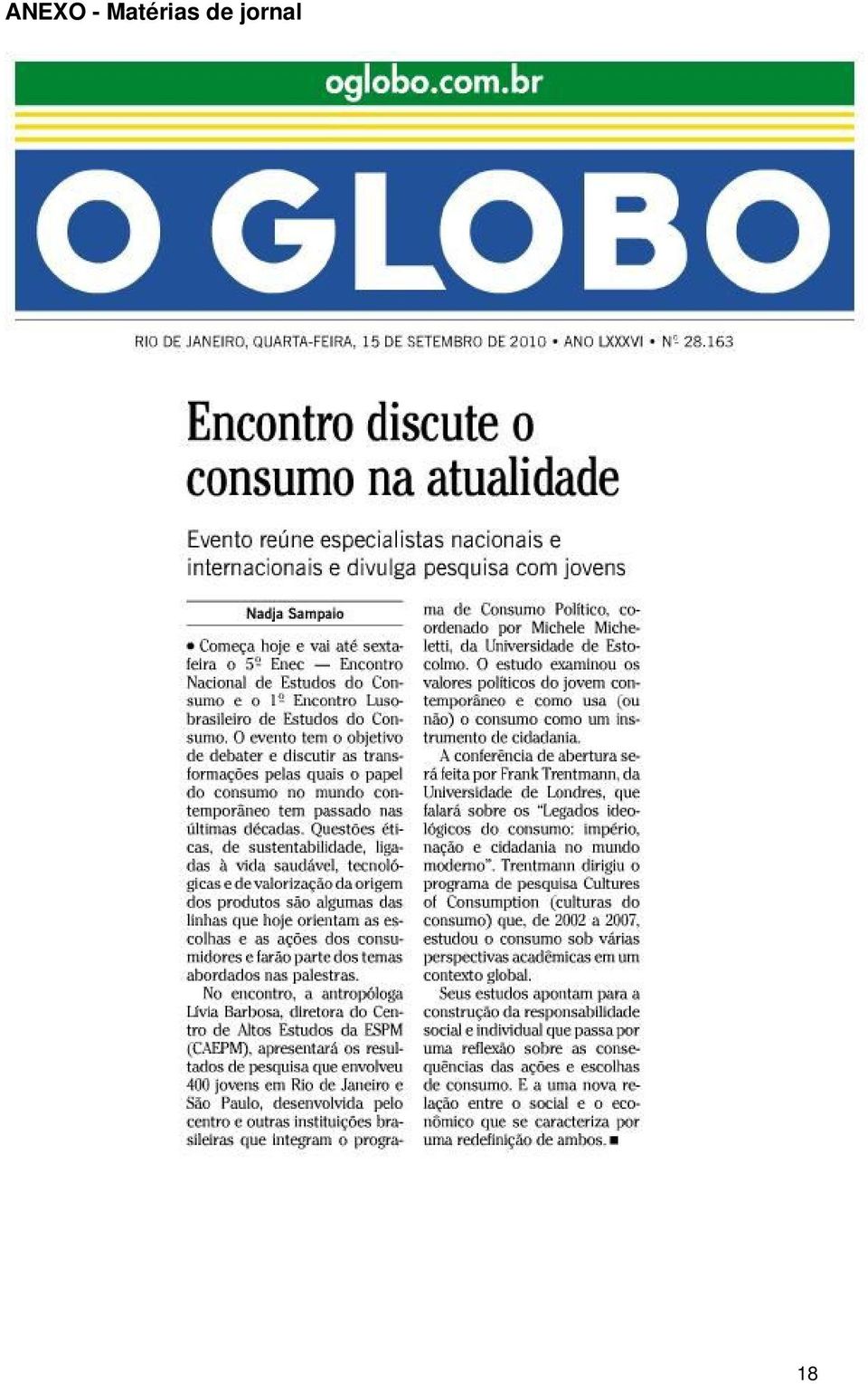 de jornal