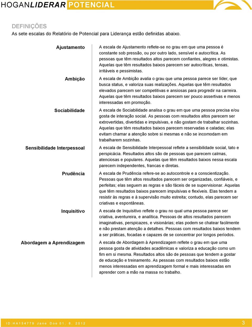 por outro lado, sensível e autocrítica. As pessoas que têm resultados altos parecem confiantes, alegres e otimistas.