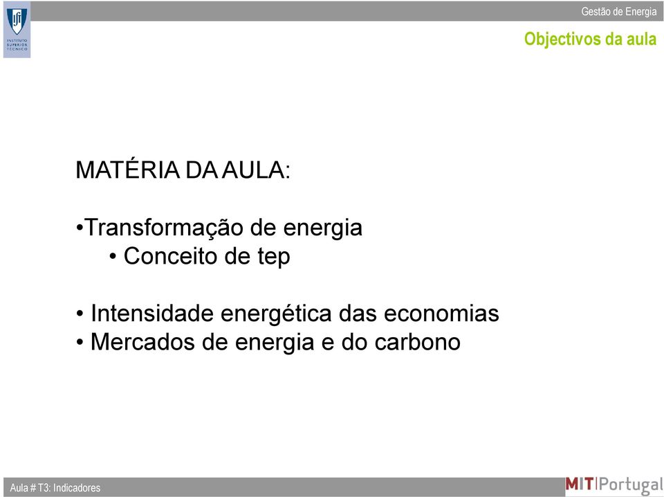 Intensidade energética das economias Mercados