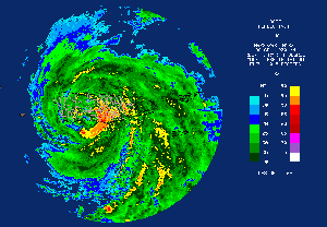 Radar metereológico É